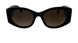 Chanel Gafas de Sol,Ovaladas,Rojo/Marron,Acetato,5524,3*